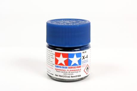 Acrylic Mini X-4 Blue 10Ml Bottle