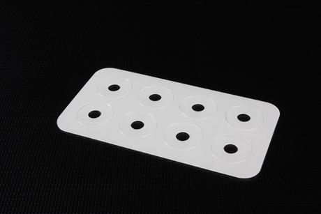 Rc Body Mount Hole Patches Clear