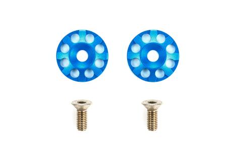 Rc Aluminum Wing Washers Blue