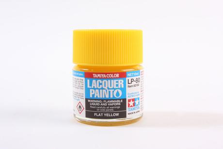 Lacquer Lp-80 Flat Yellow 10Ml Bottle