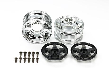 Rc Two-Piece 5-Spoke Wheels Black   (2Pcs)