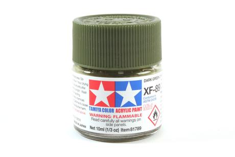 Acrylic Mini Xf-89 Dk Green 2 10Ml Bottle
