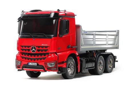 Rc Mercedes Benz Arocs 3348 6X4 Tipper Truck Red/Silver
