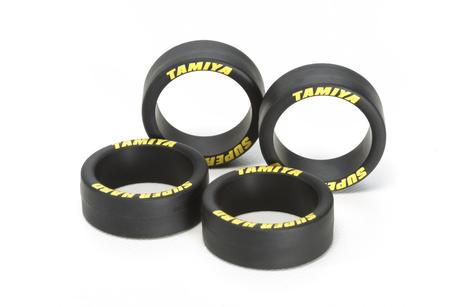 Jr Super Low Profile Tire Black W/Yellow Lettering