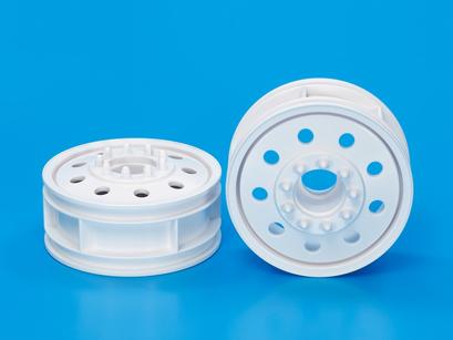 Rc 22Mm Front Wheels 2Pcs White