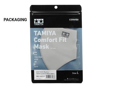 Tamiya Comfort Fit Mask Gray M 3 Tamiya Comfort Fit Mask Gray M