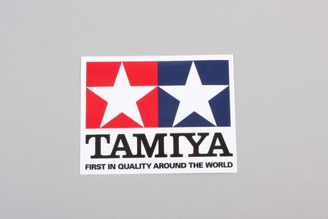 Tamiya Logo Sticker 90X115Mm   Clear Coated