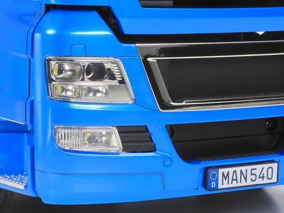 Home 41 Rc Man Tgx 26.540 6X4 Xlx Pre-Painted Lt Metallic Blue