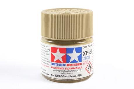 Acrylic Mini Xf-88 Dk Yellow 2 10Ml Bottle