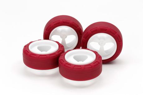 Jr 24Mm Tires/3-Spoke Wheels Low Friction Small Dia Narrow