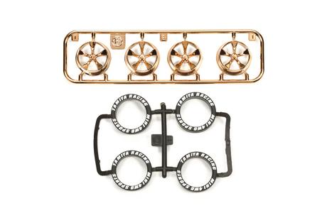 Jr Lp Tire/Wheel Set (5-Spoke) Copper Plated