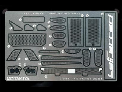 1/24 Laferrari Pe Parts Photo Etched Parts