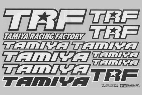 Rc Trf Logo Stickers Black/White