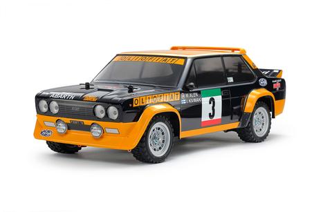 Rc Fiat 131 Abarth Rally Mf-01X Olio Fiat Painted Body