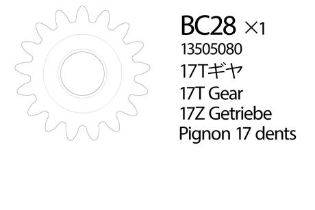 Rc 17T Gear: 58519 none