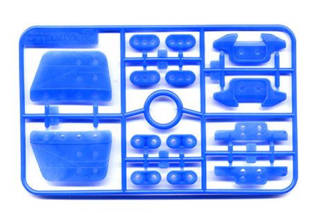 Dr Stabilizer Fin/Guard Set Blue