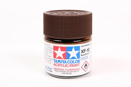 Acrylic Xf-10 Flat Brown 23Ml Bottle