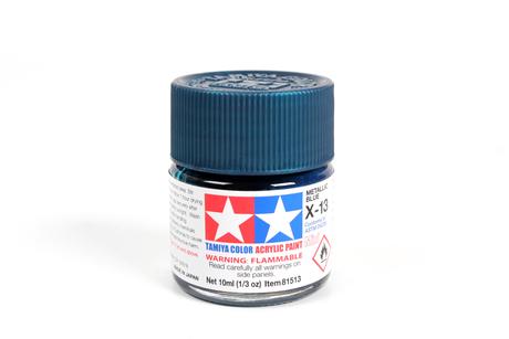 Acrylic Mini X-13Metallic Blue 10Ml Bottle