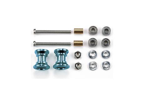Jr Double Aluminum Rollers 9-8Mm/Blue