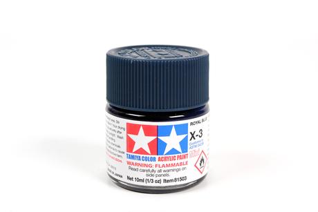 Acrylic Mini X-3 Royal Blue 10Ml Bottle
