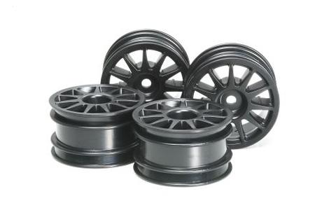 Rc M-Chassis 11-Spoke Wheels 4Pcs Black