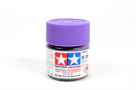 Acrylic Mini X-16 Purple 10Ml Bottle