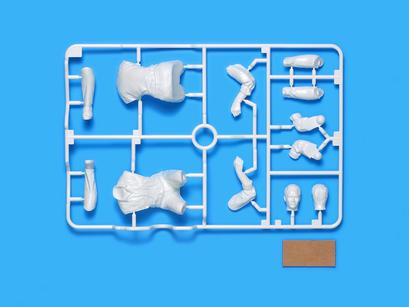 Rc Tractor Truck Driver Figure For 1/14 Unassembled Kit