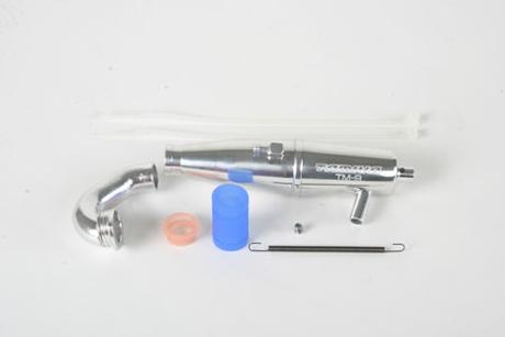 Rc Gp Muffler & Manifold Set Tm-9  Race Tuned