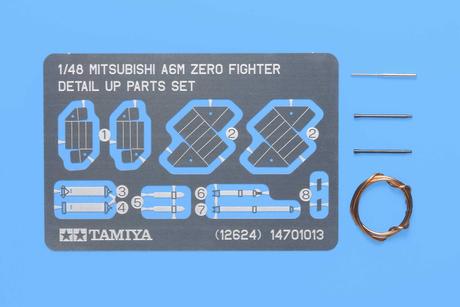 1/48 Mitsubishi A6M Zero Fighter Detail Up Parts Set