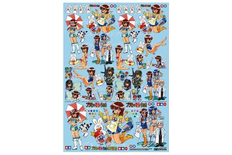 Tamiya Mascot Decal Set Vol.2  (Moko-Chan)