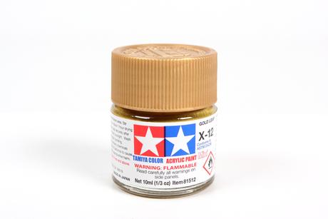 Acrylic Mini X-12 Gold Leaf 10Ml Bottle
