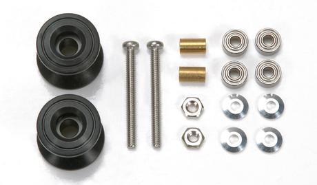 Jr Double Alum Rollers 13-12Mm Black
