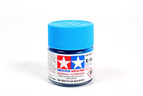Acrylic Mini X-14 Sky Blue 10Ml Bottle