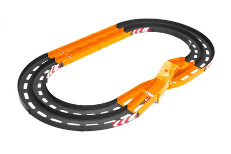 Jr Mini 4Wd Oval Home Circuit 2 Level Lane Change/+2 Cars