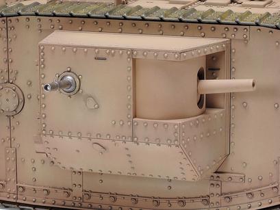 Rc British Tank Mk.Iv Male W/Control Unit 4 Rc British Tank Mk.Iv Male W/Control Unit