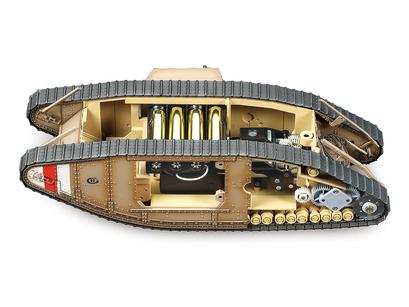 Rc British Tank Mk.Iv Male W/Control Unit 8 Rc British Tank Mk.Iv Male W/Control Unit