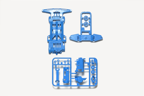 Jr Mini 4Wd Super 1 Chassis Light Blue