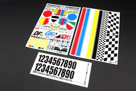 Rc Customizing Sticker Team Style (2 Sheets)