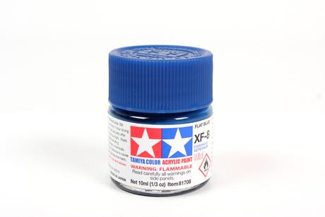 Acrylic Mini Xf-8 Flat Blue 10Ml Bottle
