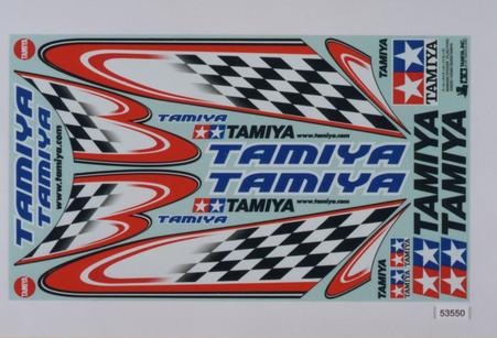 Rc Body Sticker Checker Flag Type A