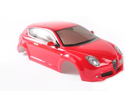 Rc Body Set Alfa Romeo Mito Finished Red (L) - Tamiya