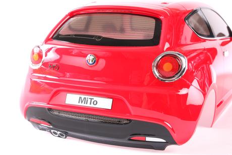 Rc Body Set Alfa Romeo Mito Finished Red (L) - Tamiya