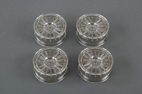 Rc 24Mm 18-Spoke Wheels-4Pcs Smoke/+0