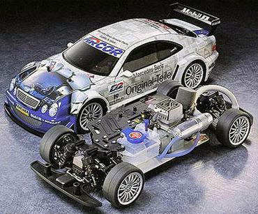 1/10 Gp Tg10 Mercedes Clk Dtm 2000 W/Engine