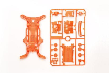 Jr Ar Fluorescent Chassis Set Orange