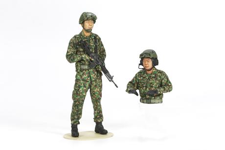1/16 Jgsdf Tank Crew Set none