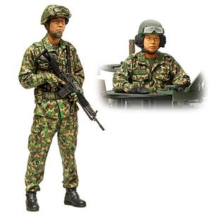 1/16 Jgsdf Tank Crew Set none