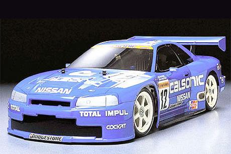 1/10 Gp Tg10 Calsonic Skyline W/Engine