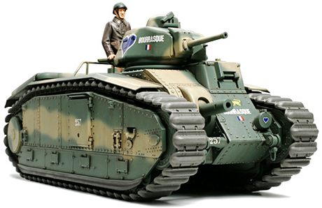 French Battle Tank Char B1 Bis none