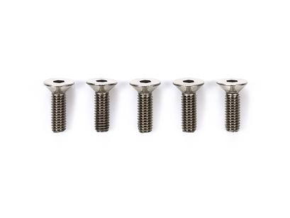 Rc 3X10Mm Csunk Hex Head Screw 5Pcs Titanium